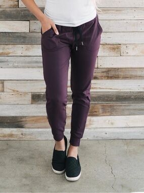 Zyia Active Plum Unwind Joggers Size XL